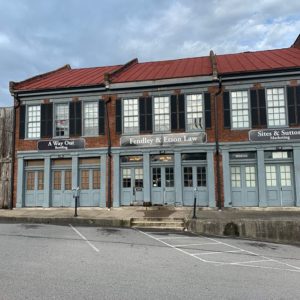 Old Store fronts in Downtown Clarksville TN