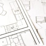 a blueprint of a house in Clarksville TN being built.