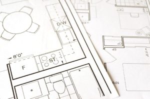 a blueprint of a house in Clarksville TN being built.