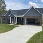 A new home being built in York Meadows, Clarksville TN