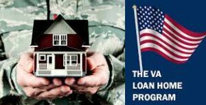 Soldier holding a model home and an American Flag. Article about getting a VA Loan and finding a Realtor in Clarksville TN.